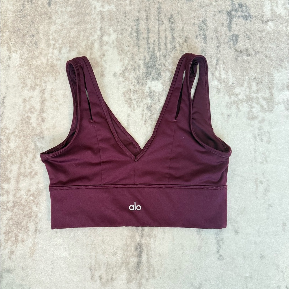 ALO Yoga Women's plum Sports Bra